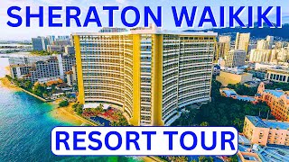 Sheraton Waikiki Resort Tour Oahu Hawaii [upl. by Lesya502]