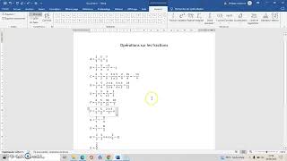 Opérations sur les fractions partie 1 [upl. by Delphina]