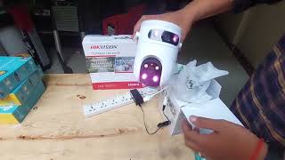 Hikvision EZVIZ Unboxing smart camera Wifi H9C Len2 add in smart phone View [upl. by Ddot]