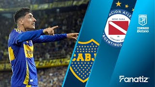 Boca Juniors 1 vs 0 Argentinos Juniors  Game Highlights  TorneoBetano 2024 [upl. by Marcoux793]