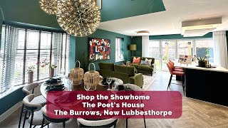 Shop the Showhome  The Poets House at The Burrows New Lubbesthorpe [upl. by Nosneb714]