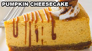 How To Make A Delicious Pumpkin Cheesecake [upl. by Salesin260]