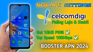 APN CELCOMDIGI TERCEPAT SUPER STABIL 4G UP 5G 2024 [upl. by Sampson21]