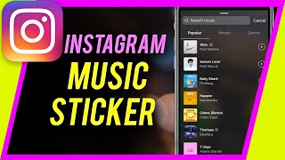 How To Use Music Sticker in Instagram Story [upl. by Odraccir]