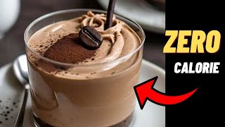 Zero Calorie Dessert Recipe  Zero calorie Mousse  0 calorie Topping  zero calorie recipes [upl. by Akimit131]