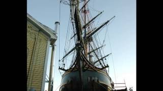 The last photos of the HMS Bounty in drydock Boothbay harbor Maine [upl. by Vogele]