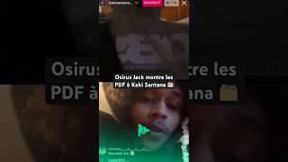 Osirus Jack montre les PDF en live avec Kaki Santana 🗂️ [upl. by Stulin]