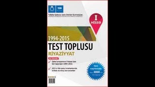 Riyaziyyat test toplusu 19942015Faiz nisbetTenasub 200260 ABUNE OL [upl. by Becker]