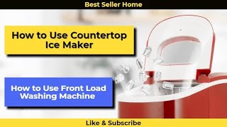 How to use countertop ice maker I Portable ice maker machine I ice cube maker I Vivohome ice maker [upl. by Haropizt114]