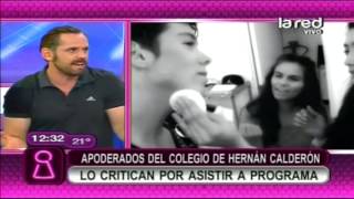 Apoderados del colegio de Hernán Calderón lo critican por asistir a programa [upl. by Canotas661]