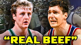 Larry Bird Bill Laimbeer HATE Explained [upl. by Hennessy]