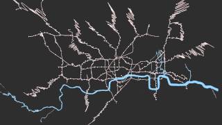 London Tube Map  Map verses location [upl. by Nochur]