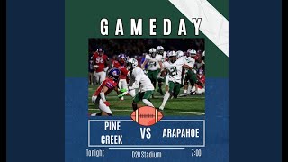 Pine Creek vs Arapahoe  Sept 20 2024 [upl. by Lexy]