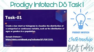 Data Science Task 1  Prodigy Infotech Internship [upl. by Steel49]