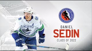 Daniel Sedin Hockey Hall of Fame Induction Speech Nov 14 2022 TSN FULL [upl. by Erde]