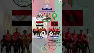 JuegosOlimpicosParis2024 FutbolMasculino TeecerPuesto Egipto 0  6 Marruecos Medalladebronce [upl. by Cheri]