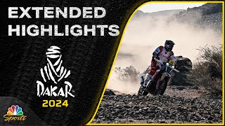 Stage 10  2024 Dakar Rally  EXTENDED HIGHLIGHTS  11724  Motorsports on NBC [upl. by Atiuqehs]