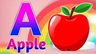 A for apple  अ से अनार  abcd phonics song  a for apple b for ball c for cat  abcd song  abcde [upl. by Friedrick529]