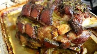 How to make Easy Puerto Rican Pernil NEW STEP BY STEP VIDEO LINK IN DISCRIPTION [upl. by Gnuoy329]