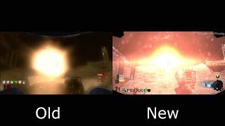 Moon Remastered Vs Old Blowing Up The Earth Easter Egg Cut Scene Comparison [upl. by Lady]