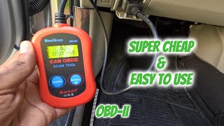 Super Cheap and Easy to Use OBDII Scan Tool Code amp Diagnostics Reader diy obd2 obd2scanners [upl. by Josefina843]