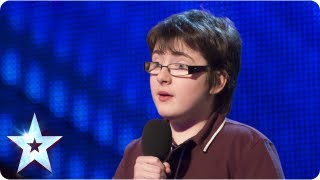 Jack Carroll with his own comedy style  Week 1 Auditions  Britains Got Talent 2013 [upl. by Otrebliw774]