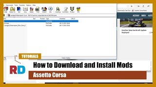 TUTORIAL How to Install Mods in Assetto Corsa [upl. by Auberon]