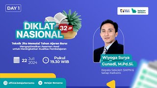 Hari 1  Diklat Teknik Mengoptimalkan Asesmen Diagnostik untuk Meningkatkan Kualitas Pembelajaran [upl. by August290]