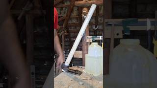 Making an adze handle from dogwood handmade handtools [upl. by Dalohcin]