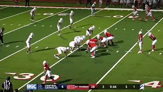 SA Central Catholic vs StThomas BGC Houston Football  Week 7 2023 [upl. by Uzzia254]