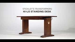 Stickley transformers HiLo Standing Desk [upl. by Yearwood]