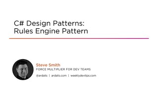 C Skills Rules Engine Pattern Course Preview [upl. by Kyre951]