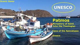 Patmos Cave of the Apocalypse Monastery of Saint John the Theologian Greece by Scenic Gems [upl. by Ziana225]