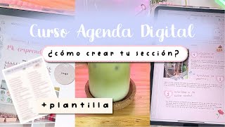 Prepara tu agenda digital 🍑 Cómo crear tus secciones en la agenda  Curso HardPeach [upl. by Meredithe112]