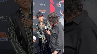 Daiki Yamashita voice of Deku at the LA premiere of “MHA You’re Next” myheroacademia [upl. by Yddet]