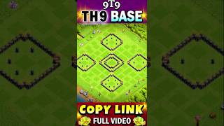 ULTIMATE TH9 HYBRIDTROPHY Base COC Town Hall 9 TH9 Trophy Base Design  Clash of Clans [upl. by Earezed]