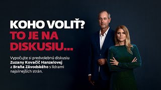 Predvolebná debata Rádia Expres a Denníka SME [upl. by Tloc]