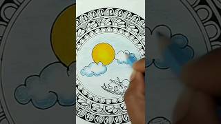 chhath Puja Special Mandala Art chhathpuja chhathpuja2024 chhathpujaspecial drawing mandala [upl. by Letty]