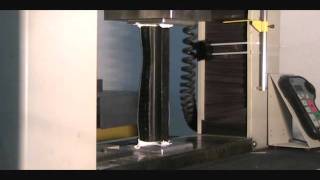 Composite Stringer stiffened Panel Compression Test [upl. by Irot]