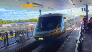 Walt Disney World Express Monorail TTC To Magic Kingdom Full Ride HD POV December 2023 [upl. by Okeim936]