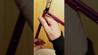 More Easy Butterfly Knife Tricks How to do a Thumb Rollover shorts [upl. by Lihas13]