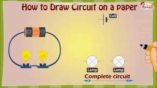 How to draw an Electric Circuit diagram for Kids [upl. by Kila]