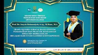 Sidang Senat Terbuka Pengukuhan Guru Besar Prof Dr Inayah Rohmaniyah SAg MHum MA [upl. by Nivlem]