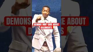 Demons don’t care about documents by Prophet Uebert Angel shortsfeed uebertangel preacherboytv [upl. by Adelle]