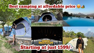 Camp dreamscape  Panvel  camping experience  Mumbai  Travel  budget [upl. by Yrrej]