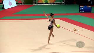 RAFFAELI Sofia ITA  2022 Rhythmic Worlds Sofia BUL  Qualifications Ball [upl. by Reynolds]