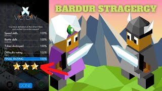 How to get THREE STARS with BARDUR Tribe easy  The Battle Of Polytopia  Domination Mode [upl. by Wescott]