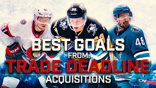 Deadline Acquisitions 🤝 Best Goals This Season 🏒 NHL 202324 [upl. by Prescott]