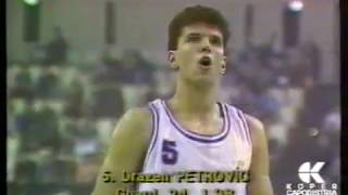 Real Madrid Vs Snaidero Caserta Finale 1989 ITA [upl. by Rozella]