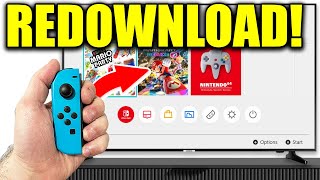 How To Redownload Deleted Nintendo Switch Games [upl. by Breen]